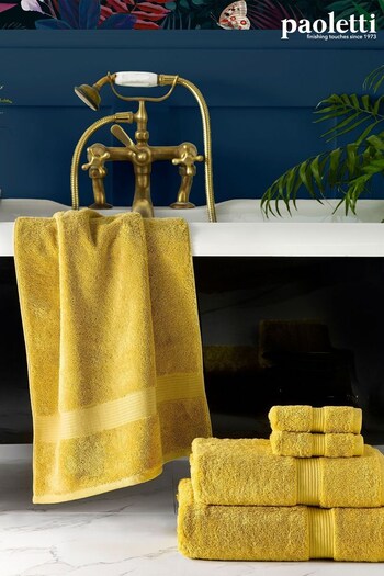 Riva Paoletti 8 Piece Yellow Cleopatra Towel Bale (M67900) | £93