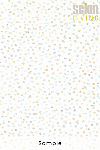 Scion Natural Lots of Dots Wallpaper Sample Wallpaper (M67917) | £1