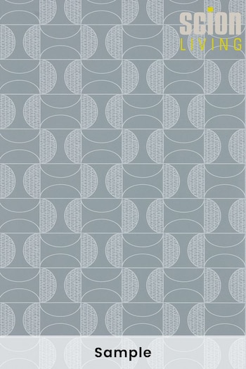 Scion Grey Shinku Wallpaper Sample Wallpaper (M67951) | £1