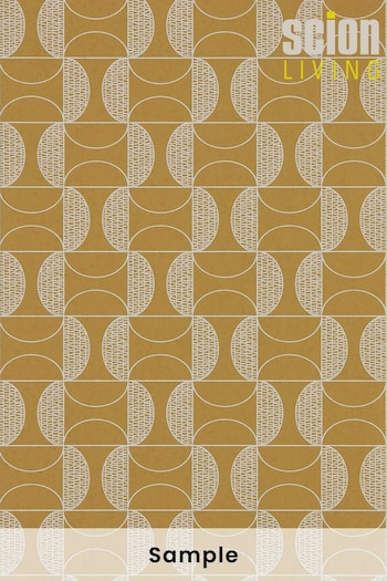 Scion Orange Shinku Wallpaper Sample Wallpaper (M67952) | £1