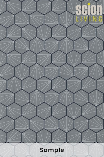 Scion Grey Aikyo Wallpaper Sample Wallpaper (M67960) | £1
