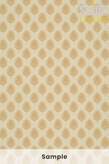 Scion Grey Ballari Leaves Wallpaper Sample Wallpaper (M67985) | £1