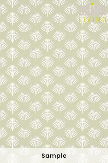 Scion Beige Ballari Leaves Wallpaper Sample Wallpaper (M67987) | £1
