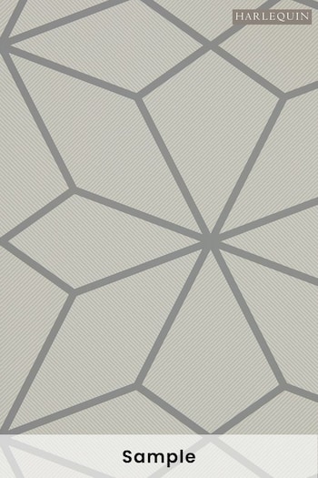 Harlequin Grey Axal Wallpaper Sample Wallpaper (M68068) | £1