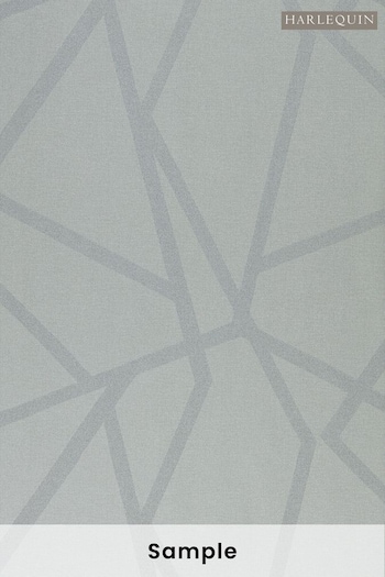 Harlequin Silver Sumi Shimmer Wallpaper Sample Wallpaper (M68088) | £1
