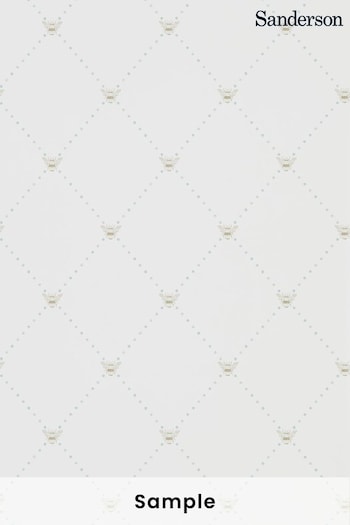 Sanderson Home Grey Nectar Wallpaper Sample Wallpaper (M68158) | £1