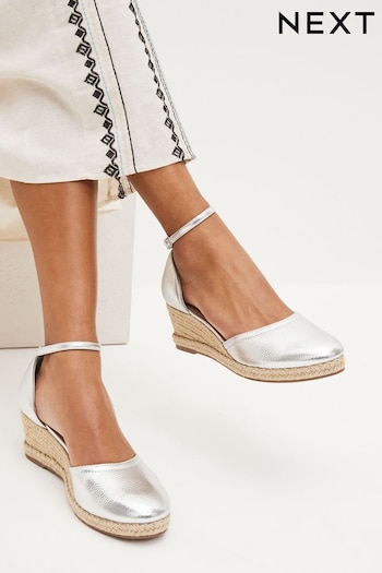 Silver Regular/Wide Fit Forever Comfort® Closed Toe Wedges (M68334) | £42