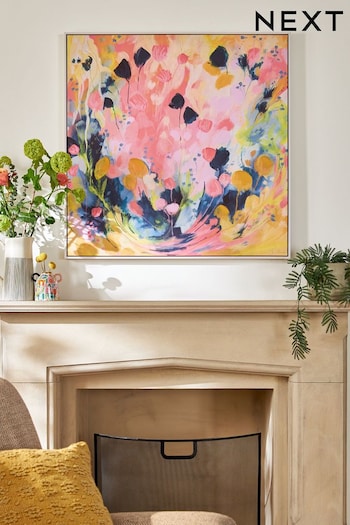 Multi Colour Large Artist Collection by Susan Nethercote Floral Framed Canvas Wall Art (M68710) | £100