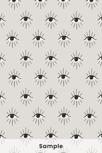 furn. Grey Theia Abstract Foil Wallpaper (M68721) | £1