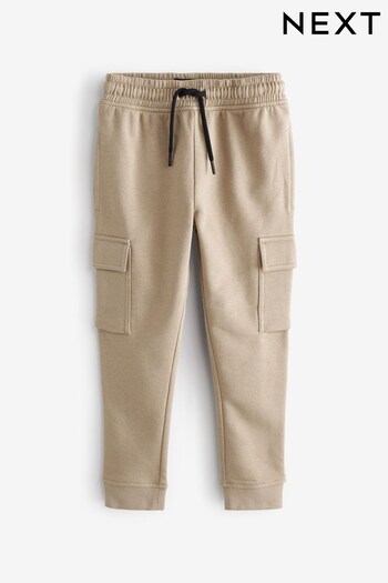 Stone Natural Cargo Cargo Cotton-Rich Joggers (3-16yrs) (M69141) | £12 - £19