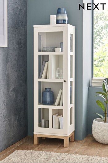 Cream Malvern Oak Effect Glazed Cabinet Shelf (M70007) | £225