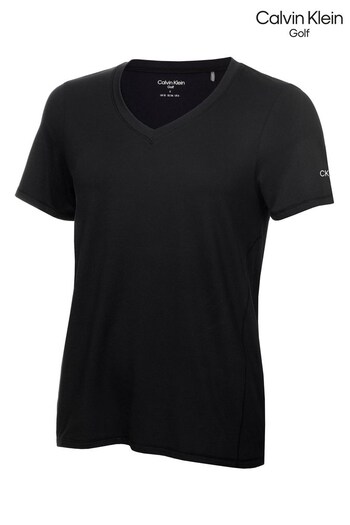 Calvin alec Klein Golf Relax Black T-Shirt (M70012) | £25