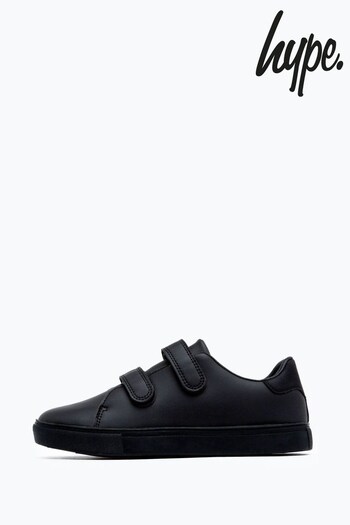 Hype. Kids Black Velcro Trainers (M71408) | £35