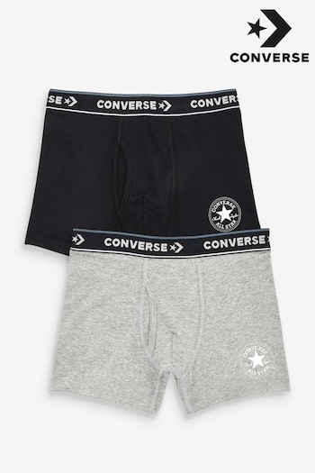Converse Black Boxers 2 Pack (M71417) | £16