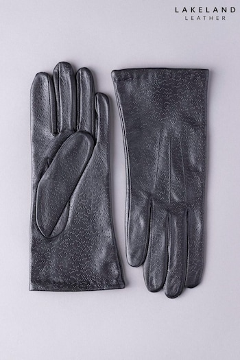 Lakeland Leather Mia V Classic Leather Gloves In Black (M71475) | £40