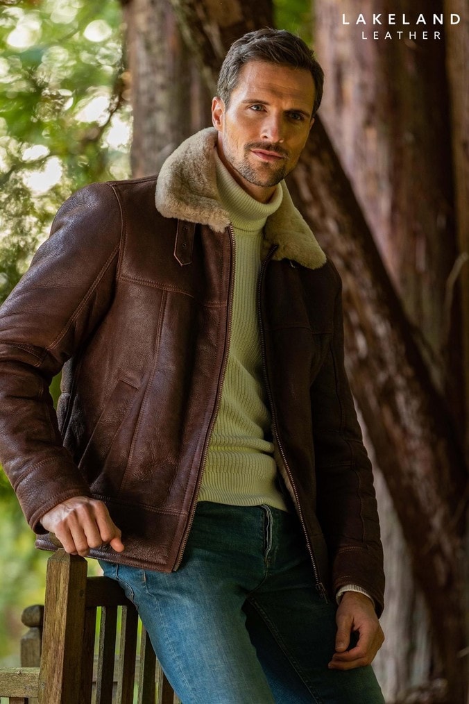 Mens online aviator jacket