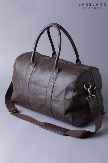 Lakeland Leather Scarsdale Leather Holdall In Brown (M71496) | £99