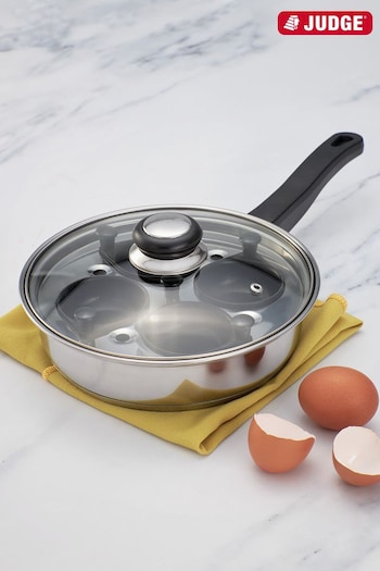 Judge Silver Essentials 4 Cup Egg Holder Egg Poacher (M71781) | £30