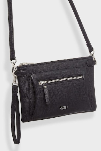 Osprey London Ruby Leather Cross-Body Clutch Bag (M71903) | £75