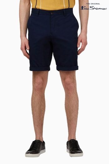 Ben Sherman Blue Signature Chino Shorts VAUDE (M72029) | £55