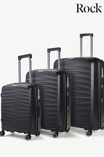Rock Luggage Sunwave Set of 3 Suitcases (M72491) | £270