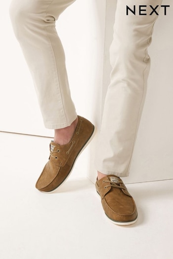 Tan Brown Boat clyde Shoes (M73814) | £38