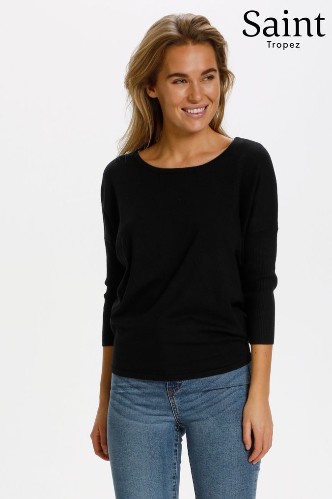 Next womens black jumpers hot sale