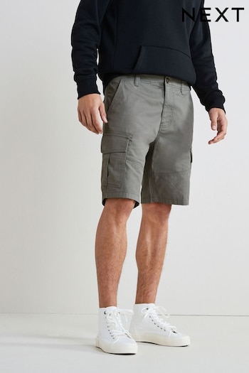 Grey Cotton Cargo Shorts (M74179) | £26