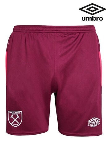 Umbro Red West Ham Training Shorts (M75105) | £32