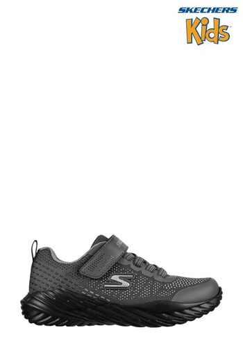 Skechers Grey Nitro Sprint Karvo Kids Shoes (M75519) | £29