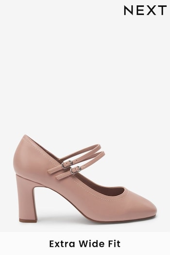 Nude Pink Extra Wide Fit Forever Comfort® Mary Jane mens Shoes (M75999) | £35