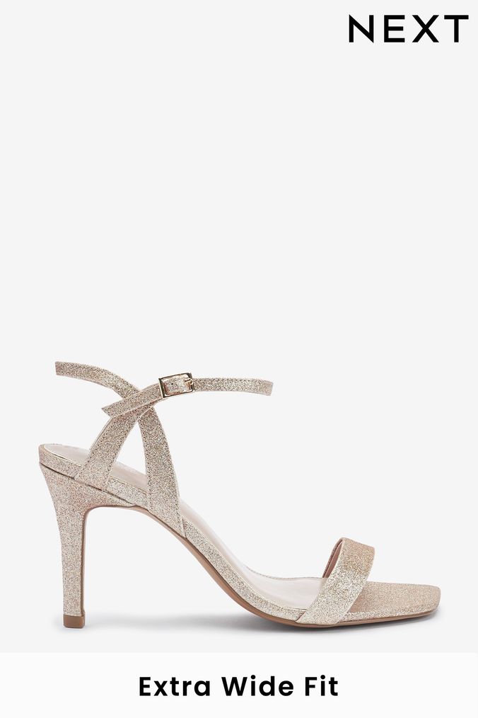 Wide fit online gold shoes