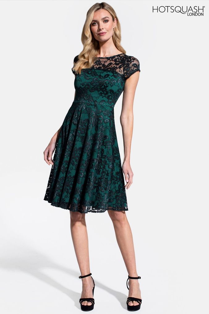 Next green lace dress new arrivals