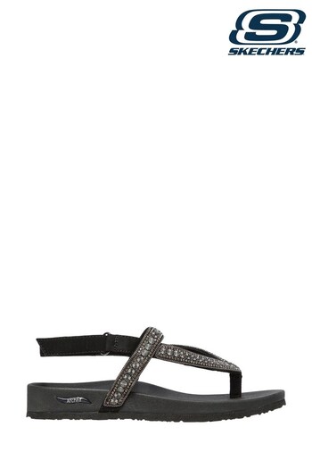 Skechers Black Arch Fit Meditation Womens Sandals (M77612) | £44