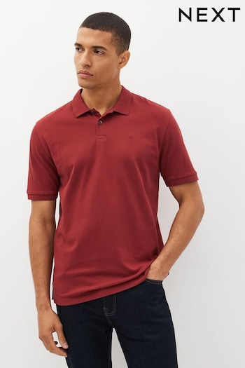 Paprika Red Pique Polo Shirt (M78000) | £18