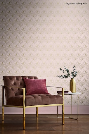 Graham & Brown Pink Rene Wallpaper Wallpaper (M78230) | £70