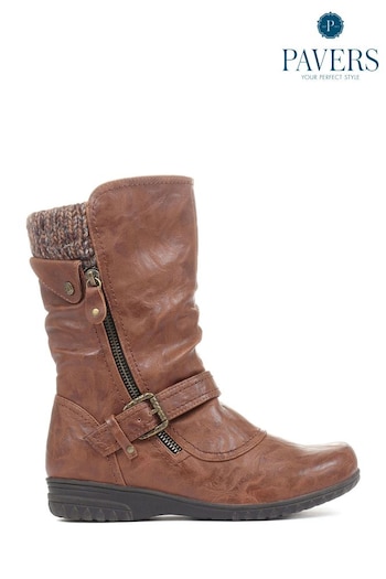 Pavers Ladies Calf Boots (M78566) | £60