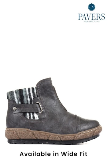 Pavers Ladies Wide Fit Ankle Boots (M78567) | £45