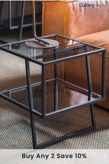Gallery Home Black Giselle Side Table (M79111) | £210