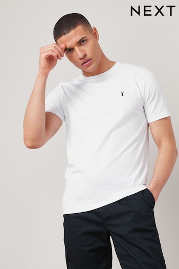White Slim Stag T-Shirt (M79200) | £10