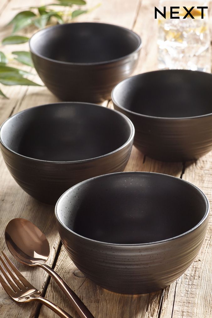 Black matte dinnerware clearance