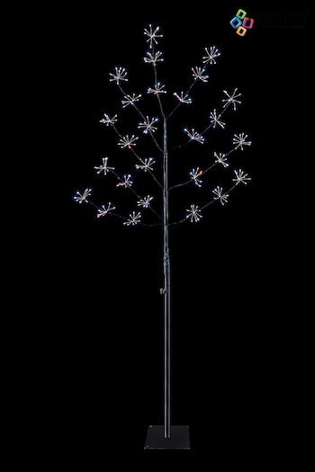 Premier Decorations Ltd Black Christmas Sparkling Ball Tree Rainbow LED's (M79990) | £40