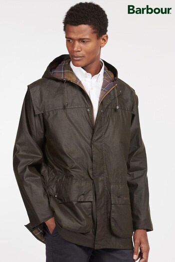 Barbour® Green Classic Durham Wax Jacket (M80250) | £209