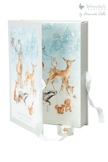 Wrendale White Scented Candle Advent Calendar Gift Set (M80392) | £30