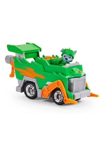 Paw Patrol Rescue Knights Rocky Transforming Toy Car (M80482) | £17