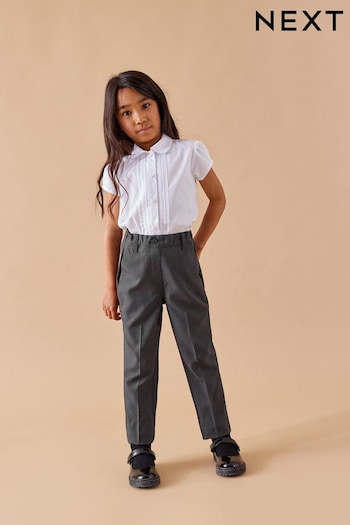 Grey Pull-On Waist Plain Front School Trousers Skinny (3-17yrs) (M82158) | £9 - £14
