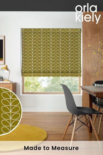 Orla Kiely Seagrass Linear Stem Made to Measure Roman Blind (M82562) | £79