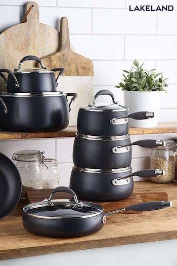 Lakeland Pewter Grey Hard Anodised 24 Sauté Pan (M82753) | £60