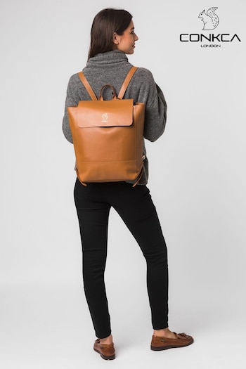 Conkca Butler Vegetable-Tanned Leather Backpack (M83047) | £59