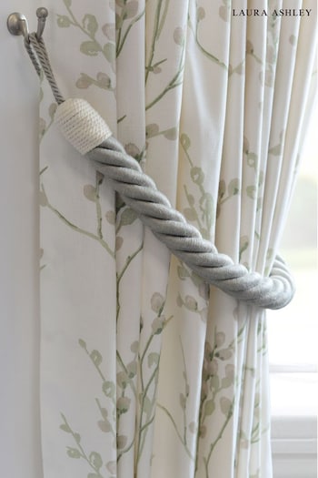 Laura Ashley Pale Grey Green Rhiannon Rope Curtain Tieback (M83654) | £22